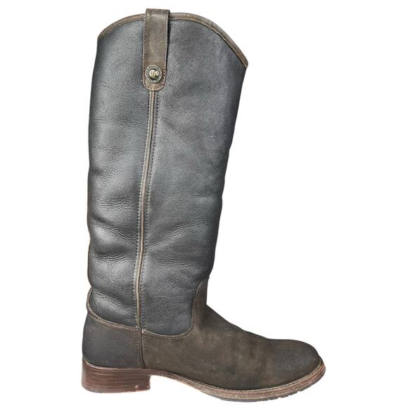 Frye Women’s Melissa Button Shearling Lined Lug Sole Riding Boot Size US 9.5 - Picture 4 of 14